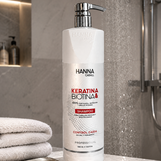 Shampoo Biotina y Keratina - Hanna Caball