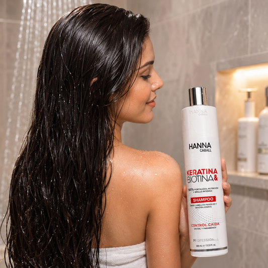 Shampoo Biotina y Keratina - Hanna Caball
